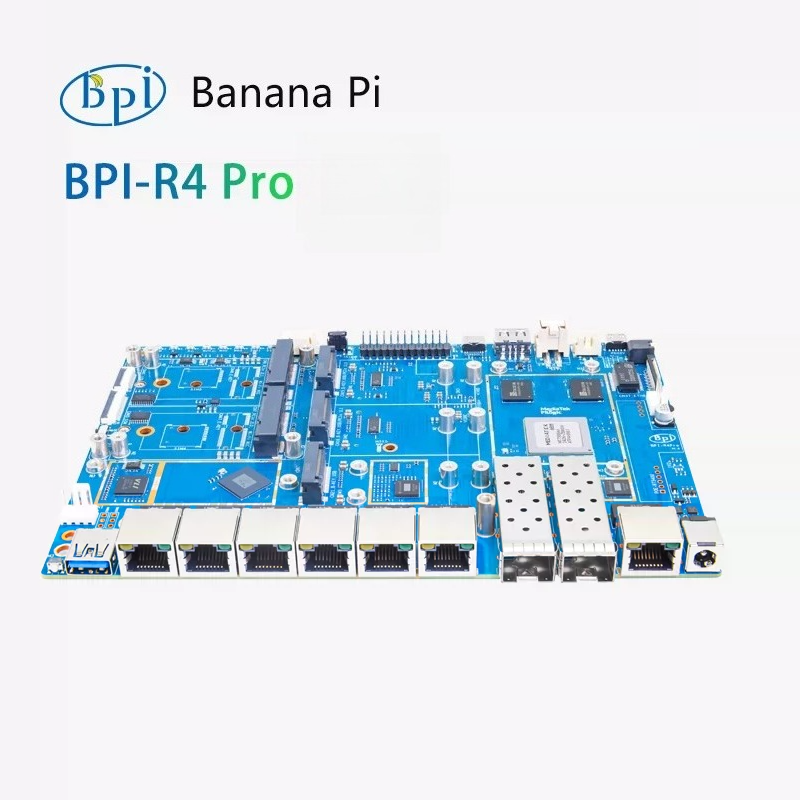 لوحة تطوير راوتر مفتوحة المصدر - مراجعة Bananapi Bpi R4 Wifi 7 وسعره